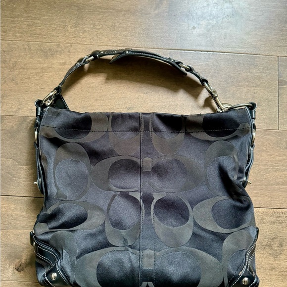 Coach Handbags - Coach Carly Black Shoulder Bag
